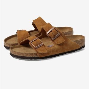 Birkenstock Tan Suede Sandals